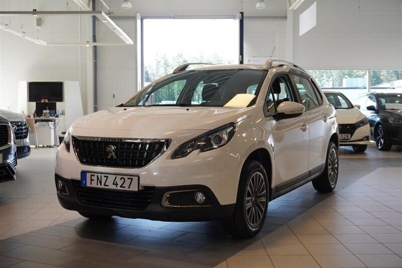 Vit Begagnad 2017 Peugeot 2008 Active SUV | 134 900 kr (Bra pris) - Bild 1/4