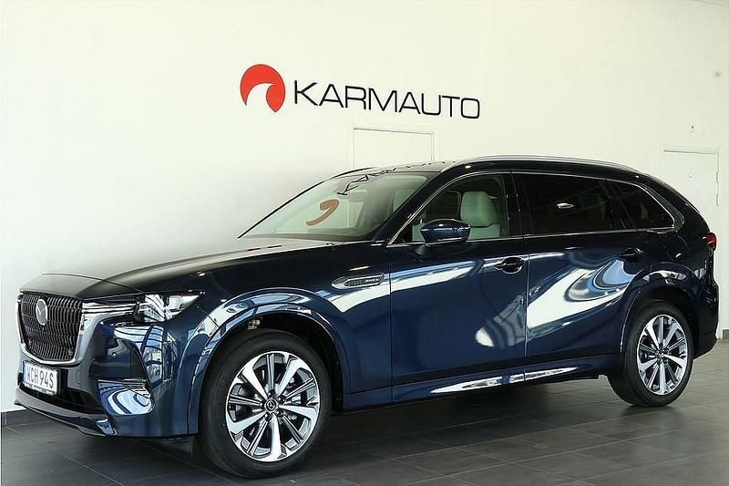Blå Ny 2025 Mazda CX-80 Takumi-Line SUV | 703 900 kr (Lite dyr) - Bild 1/4