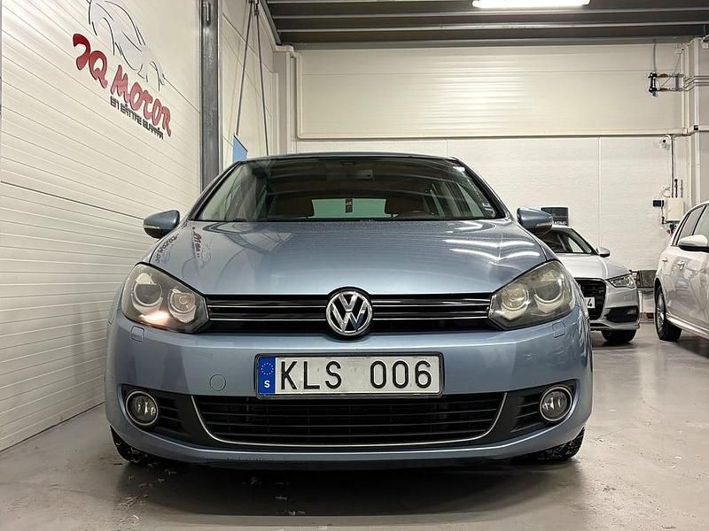 Begagnad VW Golf VI GT 140 HK (102 kW) 2010 Blå Halvkombi