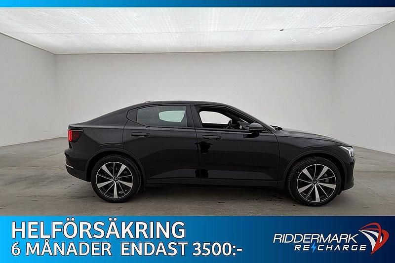 Begagnad Polestar 2 Long Range Dual motor 309 kW (421 HK) 2020 Svart Halvkombi
