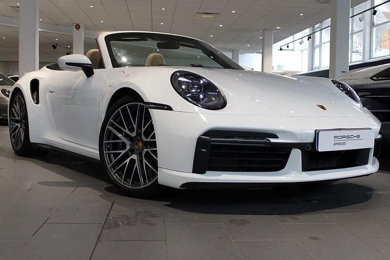 Flerfärgad Begagnad 2022 Porsche 911 Turbo S Cabriolet Cab | 2 395 000 kr - Bild 1/4