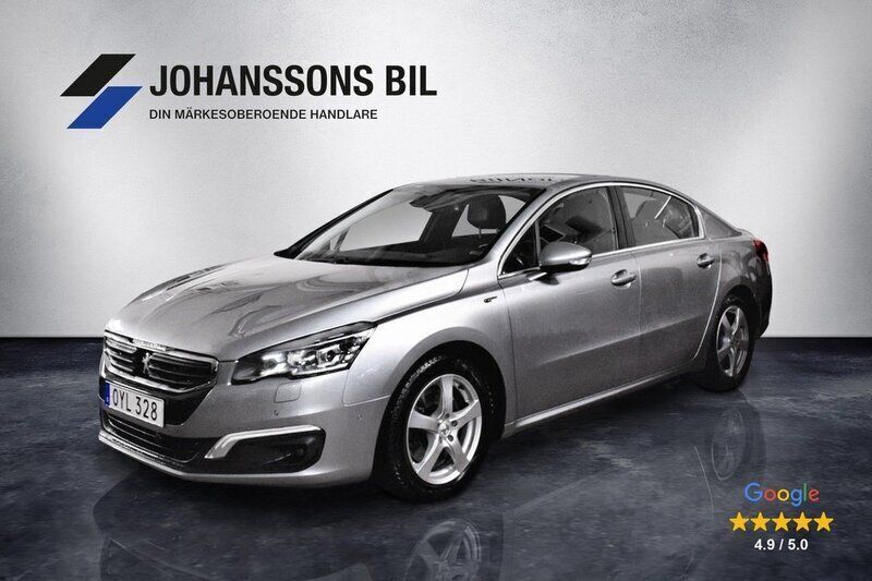 Grå Begagnad 2015 Peugeot 508 GT-line Sedan | 139 900 kr (Marknadspris) - Bild 1/4