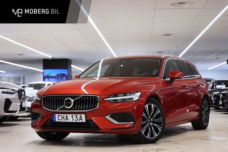 Röd Begagnad 2022 Volvo V60 Plus Kombi | 379 900 kr (Marknadspris) - Bild 1/3