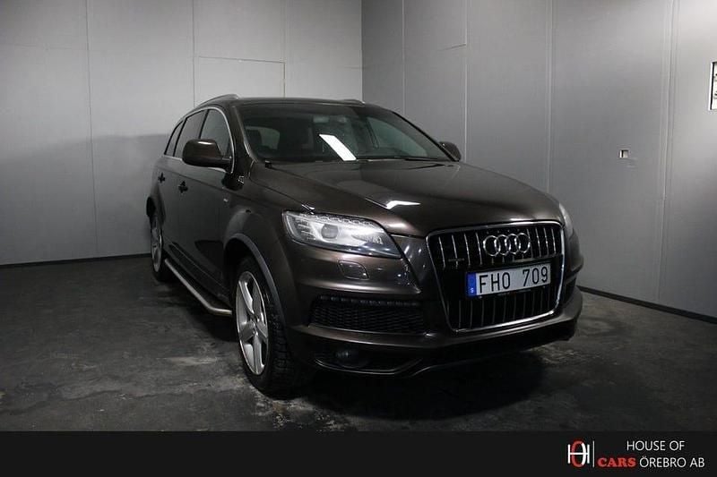 Brun Begagnad 2010 Audi Q7 S-Line SUV | 144 900 kr (Bra pris) - Bild 1/4