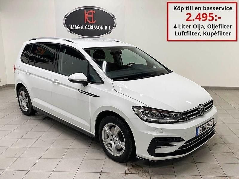 Begagnad VW Touran 150 HK (110 kW) 2017 Vit Minibuss