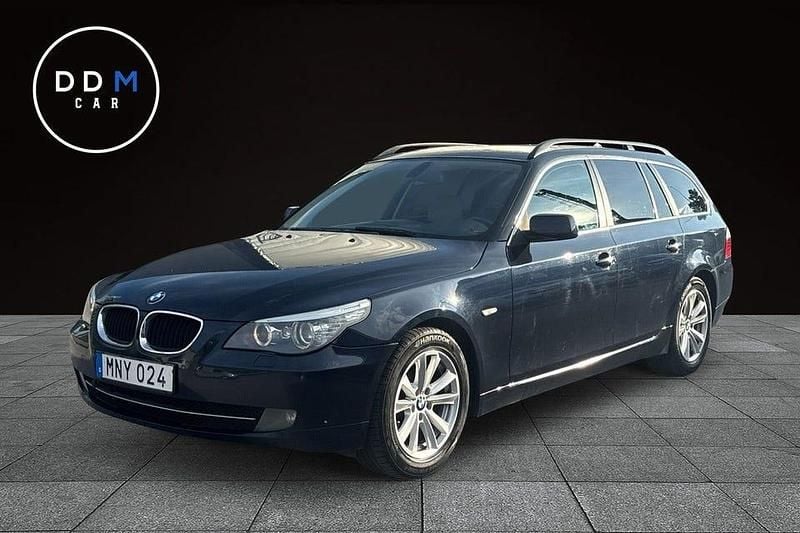 Blå Begagnad 2008 BMW 520 Kombi | 14 900 kr - Bild 1/4
