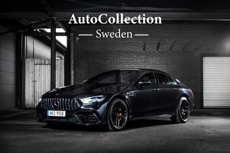 Grå Begagnad 2018 Mercedes AMG GT 63 AMG Sportkupé | 1 349 000 kr (Dyr) - Bild 1/4