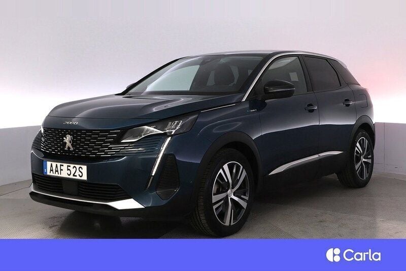 Blå Begagnad 2022 Peugeot 3008 Allure SUV | 284 900 kr (Marknadspris) - Bild 1/4