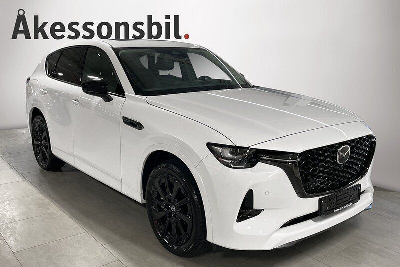 Pearl white metallic Begagnad 2022 Mazda CX-60 Homura-Line SUV | 499 000 kr (Dyr) - Bild 1/4