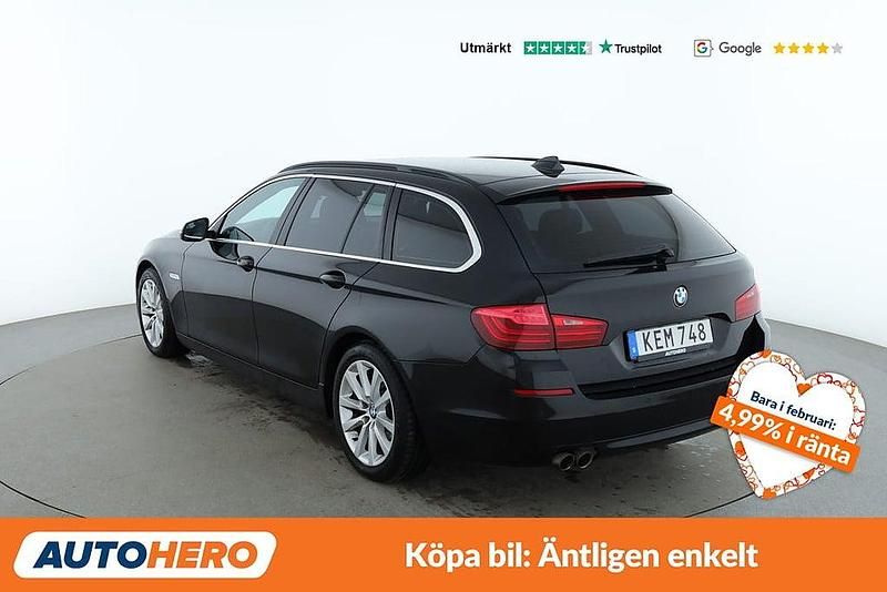 Begagnad BMW 520 192 HK (141 kW) 2015 Svart Kombi