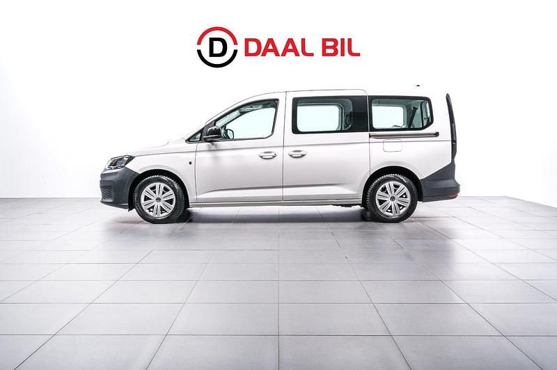 Vit Begagnad 2022 VW Caddy Maxi Minibuss | 389 700 kr (Dyr) - Bild 1/4