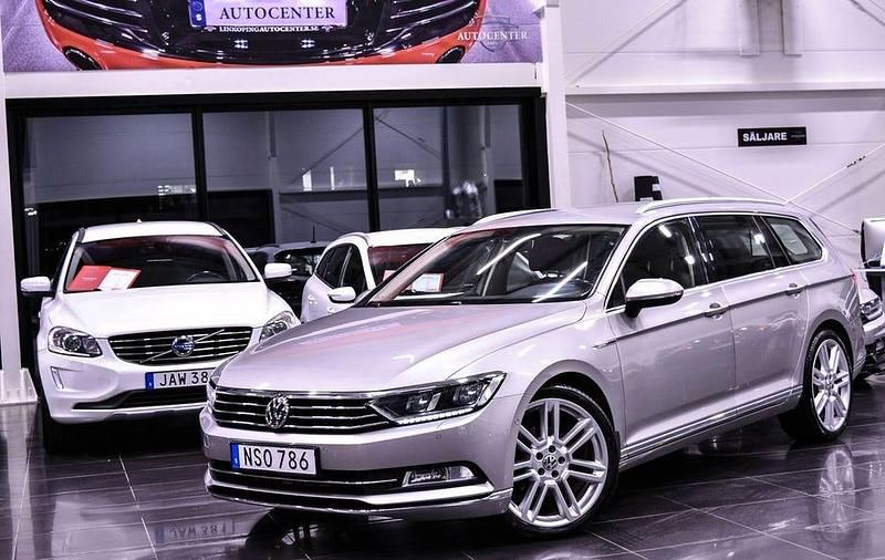Silver Begagnad 2015 VW Passat GT Kombi | 149 900 kr (Marknadspris) - Bild 1/4
