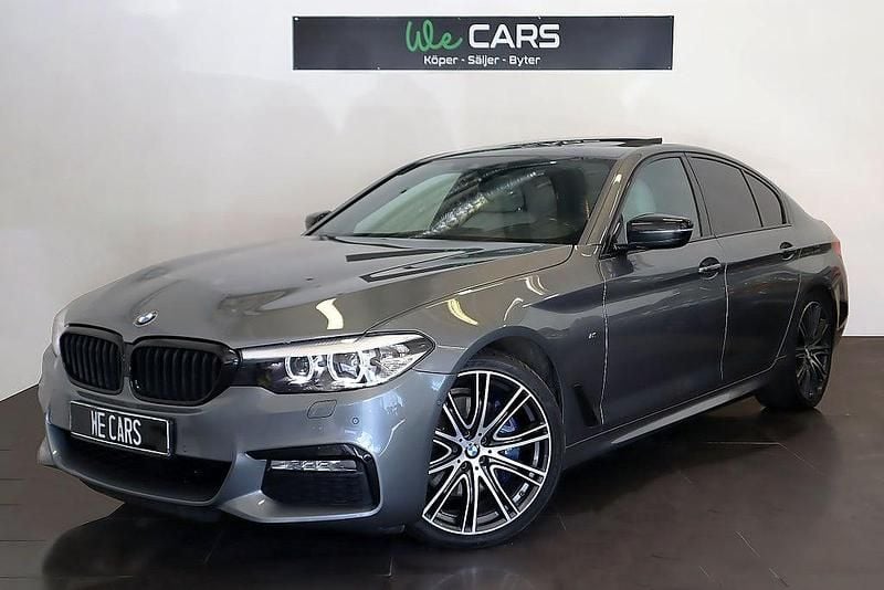 Begagnad BMW 530 M Sport 266 HK (195 kW) 2017 Blå Sedan