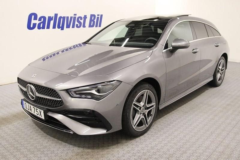 Begagnad Mercedes CLA250 Shooting Brake AMG 163 HK (119 kW) 2024 Selenitgrå metallic Kombi