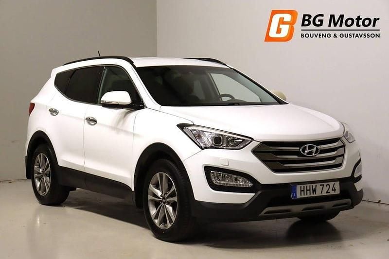 Begagnad Hyundai Santa Fe Premium 197 HK (144 kW) 2015 Vit SUV