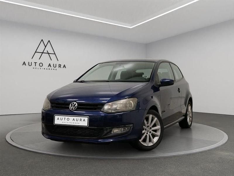 Begagnad VW Polo 90 HK (66 kW) 2010 Blå Halvkombi