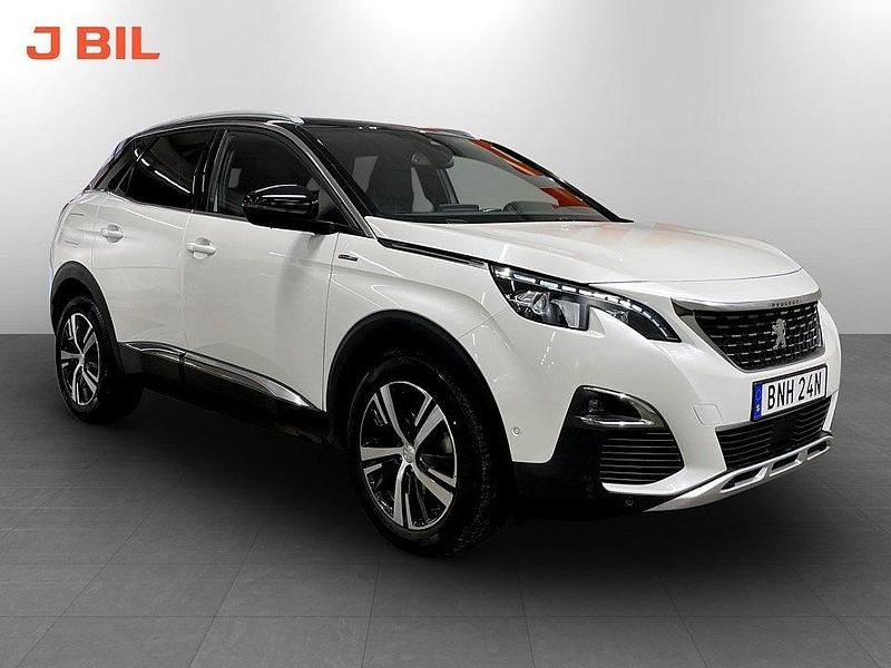 Vit Begagnad 2019 Peugeot 3008 GT-line SUV | 209 900 kr (Marknadspris) - Bild 1/4
