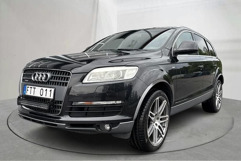 Svart Begagnad 2008 Audi Q7 S-Line SUV | 91 000 kr - Bild 1/4