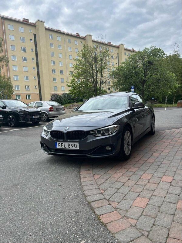 Grå Begagnad 2017 BMW 420 Gran Coupé Sport Line Sportkupé | 220 000 kr (Marknadspris) - Bild 1/4