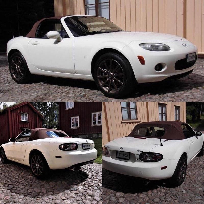 Vit Begagnad 2006 Mazda MX5 Cab | 100 000 kr (Marknadspris) - Bild 1/2