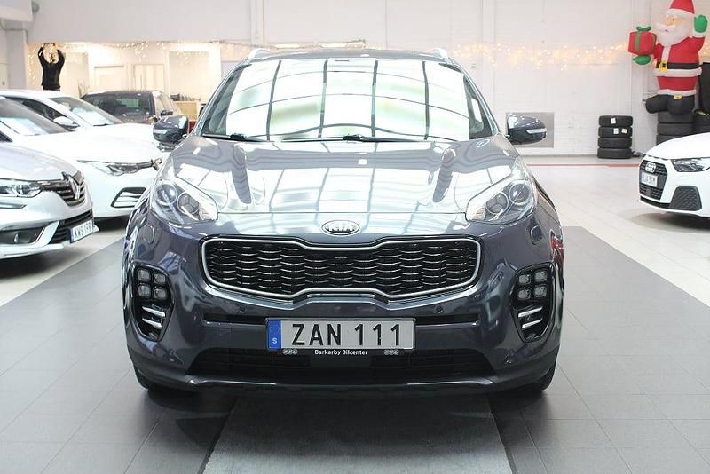 Begagnad Kia Sportage GT-Line 177 HK (130 kW) 2017 Grå SUV