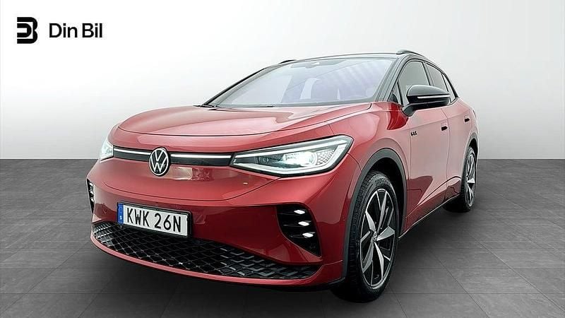 Mörkröd Begagnad 2023 VW ID.4 GTX SUV | 479 900 kr - Bild 1/4