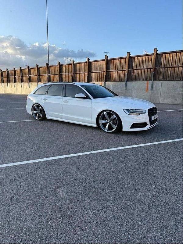 Vit Begagnad 2014 Audi A6 S-Line Kombi | 132 000 kr (Marknadspris) - Bild 1/4