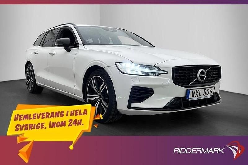 Vit Begagnad 2021 Volvo V60 R-Design Kombi | 314 800 kr - Bild 1/3