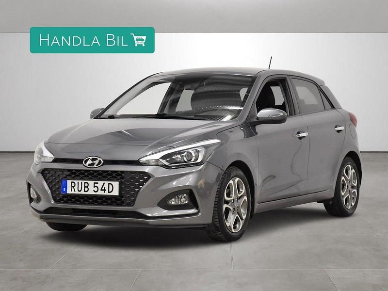 Mörkgrå Begagnad 2019 Hyundai i20 Comfort Halvkombi | 109 800 kr (Bra pris) - Bild 1/4