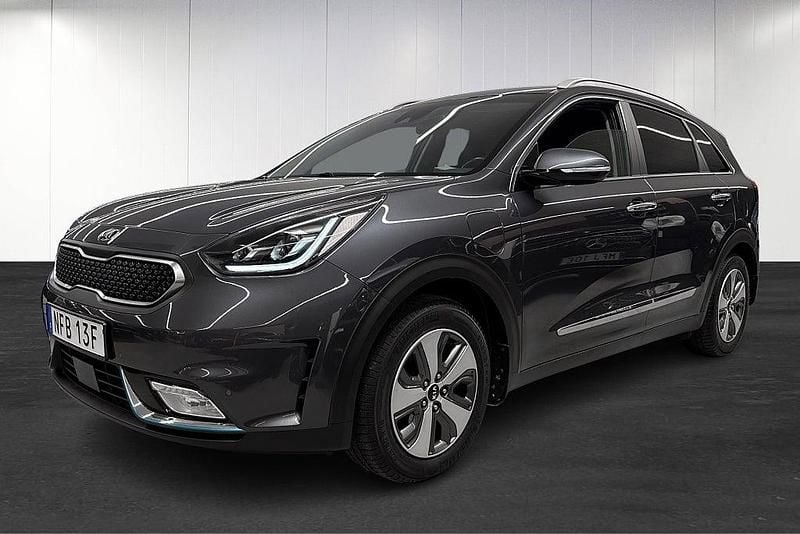 Grå Begagnad 2019 Kia Niro Advance SUV | 195 000 kr (Marknadspris) - Bild 1/4