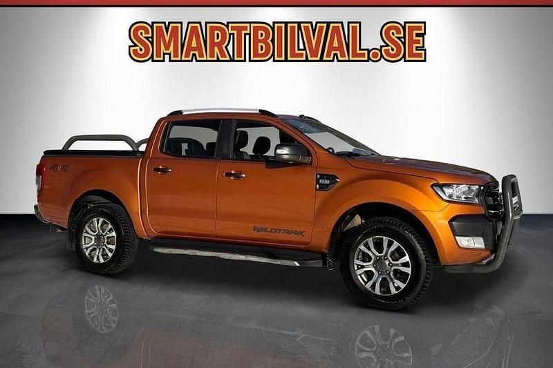 Begagnad Ford Ranger Wildtrack 200 HK (147 kW) 2017 Orange Pickup