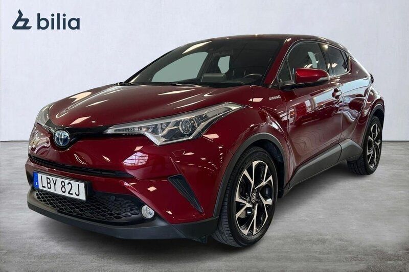 Röd Begagnad 2019 Toyota C-HR Edition SUV | 224 800 kr (Marknadspris) - Bild 1/3