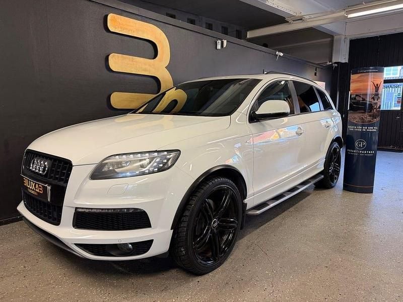 Vit Begagnad 2012 Audi Q7 S-Line SUV | 164 900 kr (Marknadspris) - Bild 1/4