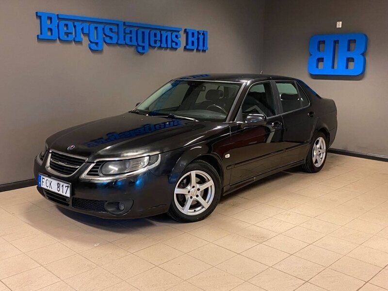 Svart Begagnad 2006 Saab 9-5 Vector Sedan | 29 900 kr (Bra pris) - Bild 1/4