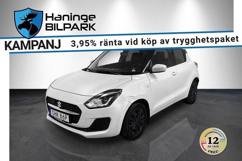 Vit Begagnad 2020 Suzuki Swift Halvkombi | 139 900 kr (Marknadspris) - Bild 1/2