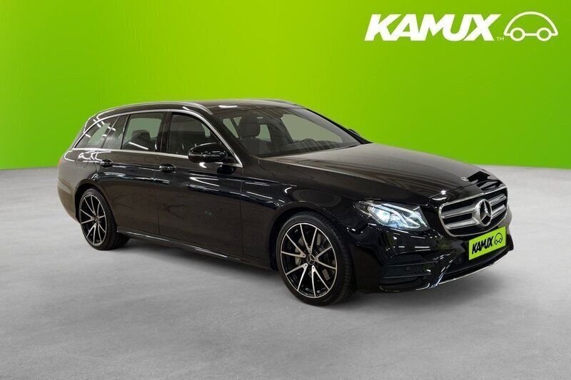 Svart Begagnad 2018 Mercedes E200 AMG Kombi | 268 400 kr (Marknadspris) - Bild 1/3