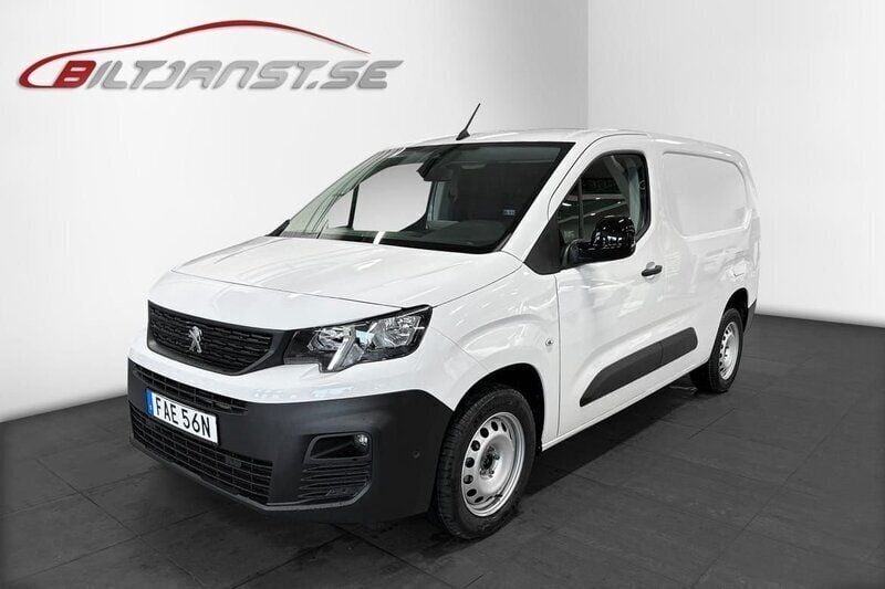 Vit Begagnad 2023 Peugeot Partner Minibuss | 268 750 kr (Dyr) - Bild 1/4