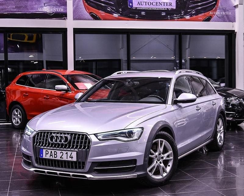 Silver Begagnad 2015 Audi A6 Allroad Kombi | 139 900 kr (Marknadspris) - Bild 1/4