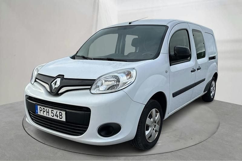 Vit Begagnad 2019 Renault Kangoo Minibuss | 109 000 kr (Marknadspris) - Bild 1/4
