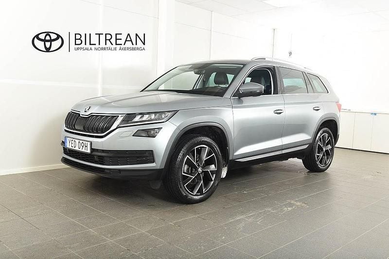 Grå metallic Begagnad 2018 Skoda Kodiaq Business Line SUV | 249 900 kr (Bra pris) - Bild 1/4