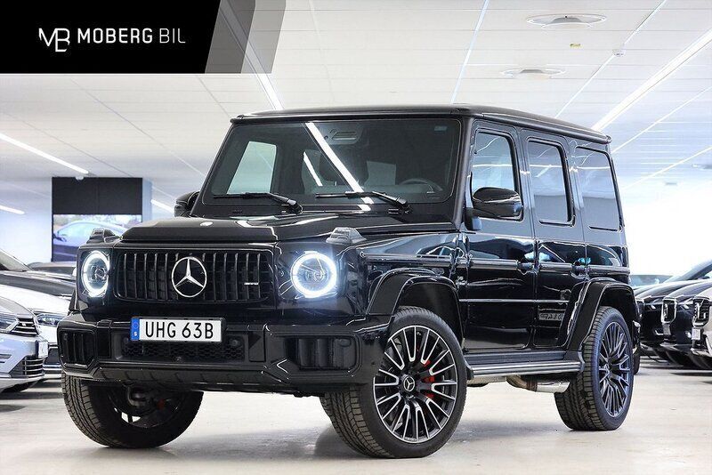 Svart Begagnad 2024 Mercedes G63 AMG Exclusive SUV | 2 450 000 kr - Bild 1/3