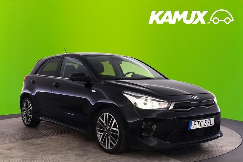Svart Begagnad 2020 Kia Rio GT-Line Halvkombi | 168 800 kr (Marknadspris) - Bild 1/3