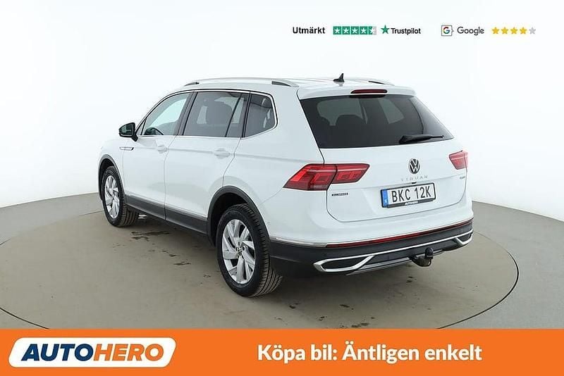 Begagnad VW Tiguan Allspace Elegance 203 HK (149 kW) 2022 Vit SUV