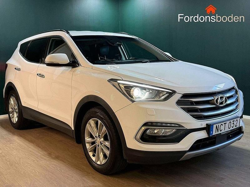 Vit Begagnad 2016 Hyundai Santa Fe Premium SUV | 169 800 kr (Dyr) - Bild 1/3