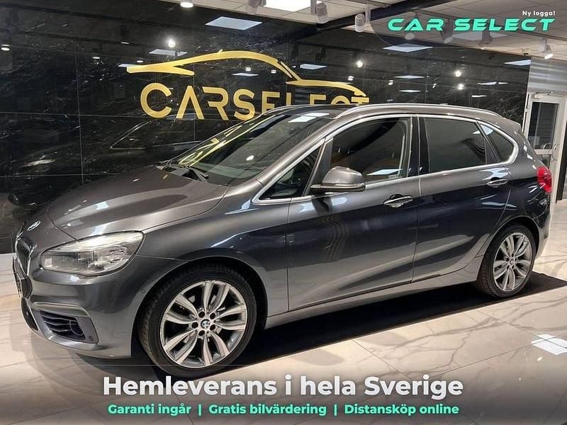 Begagnad BMW 220 Active Tourer 193 HK (141 kW) 2015 Grå Minibuss