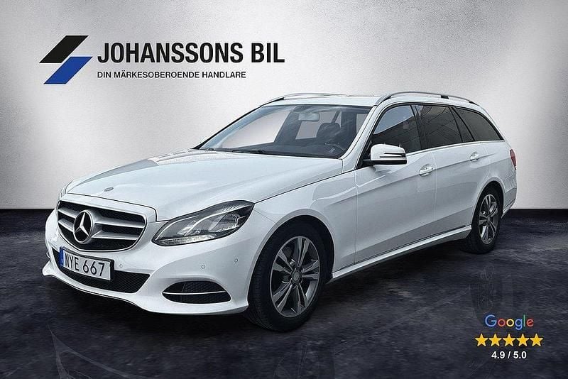Vit Begagnad 2016 Mercedes E250 Avantgarde Kombi | 199 900 kr (Marknadspris) - Bild 1/4