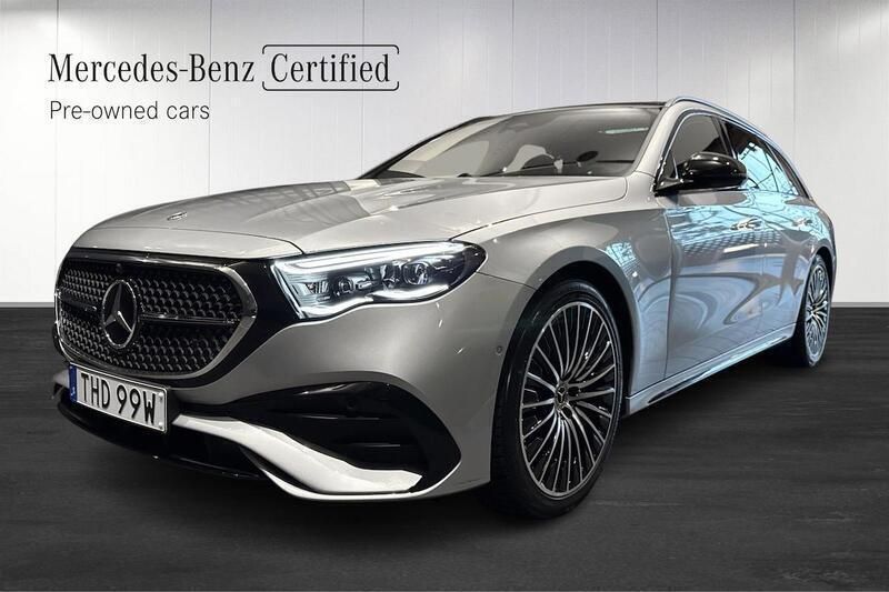 Silver Begagnad 2024 Mercedes E300 AMG Kombi | 799 000 kr (Dyr) - Bild 1/4