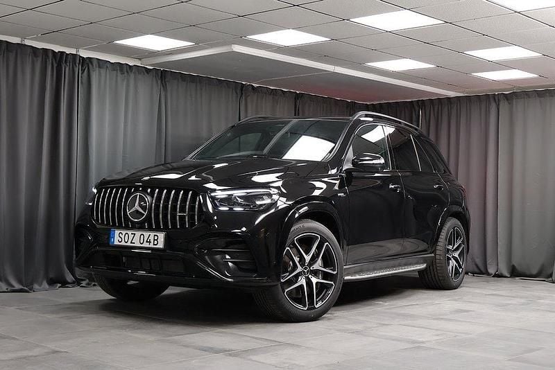 Svart Ny 2025 Mercedes GLE53 AMG AMG SUV | 1 349 000 kr (Marknadspris) - Bild 1/4