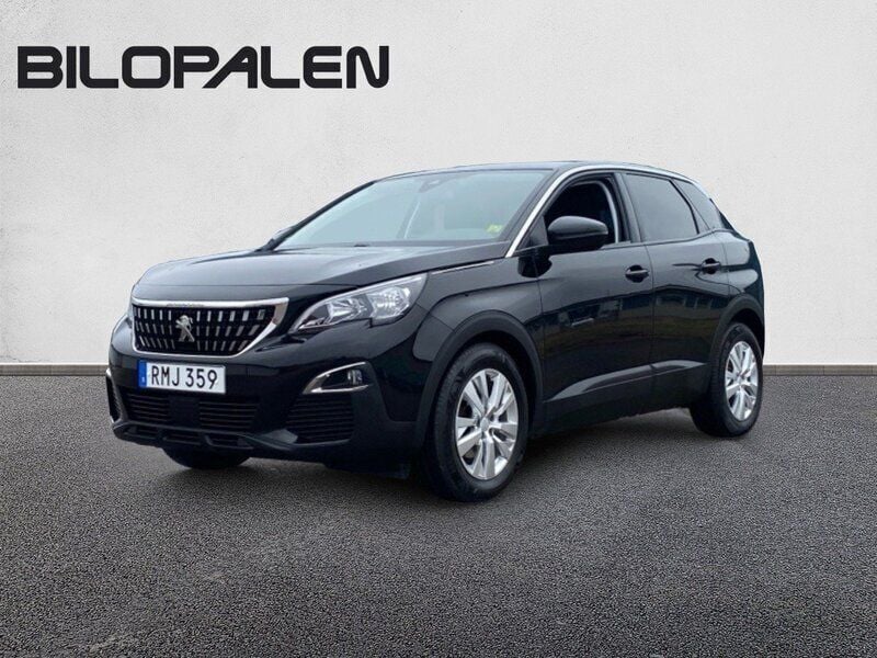 Svart Begagnad 2018 Peugeot 3008 Allure SUV | 169 900 kr (Marknadspris) - Bild 1/4