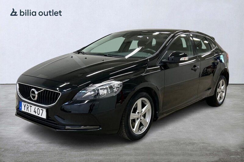 Svart Begagnad 2017 Volvo V40 Kinetic Kombi | 169 000 kr (Lite dyr) - Bild 1/4